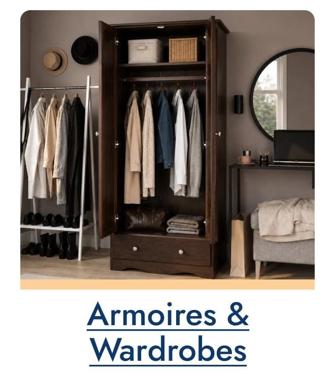 Save on Armoires & Wardrobes