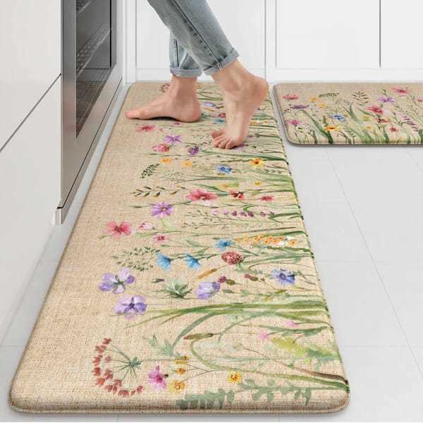 2pc Large Anti-Fatigue Kitchen Mats $23