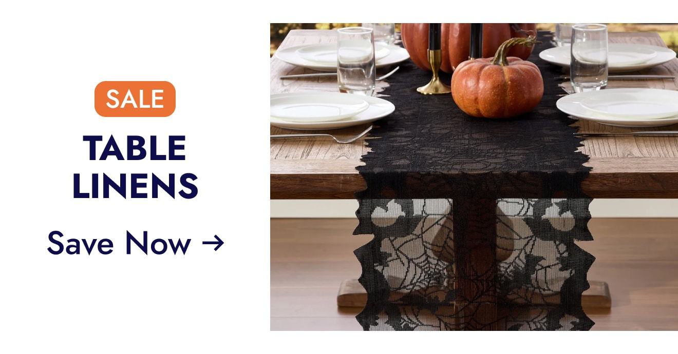 Save on Halloween Table Linens