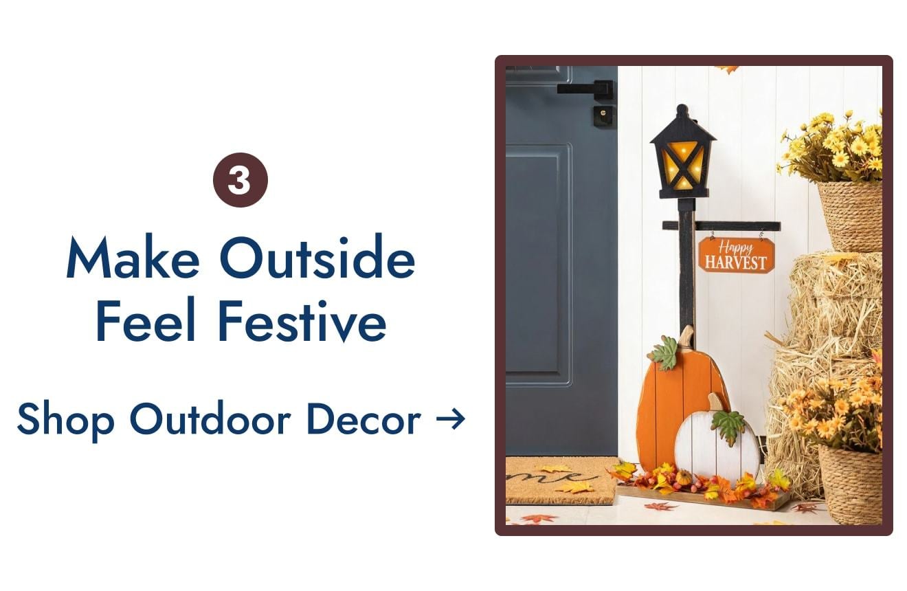 Save on Outdoor Decor