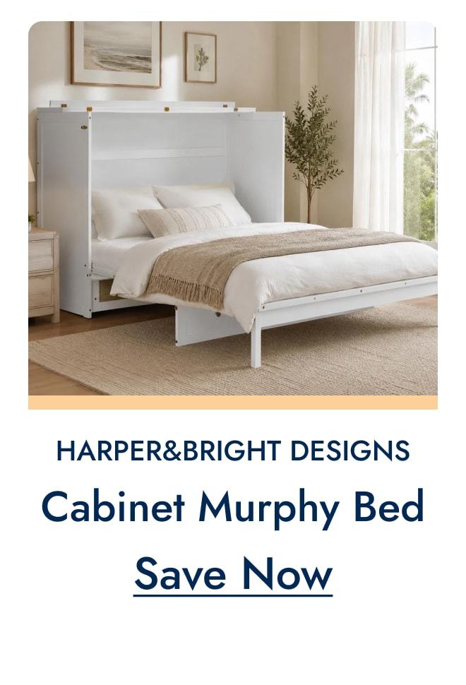 Harper&Bright Designs Cabinet Murphy Bed