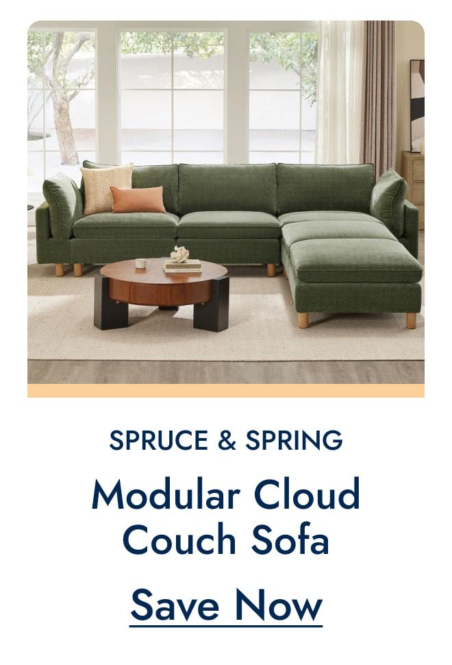 Spruce & Spring Modular Cloud Couch Sofa
