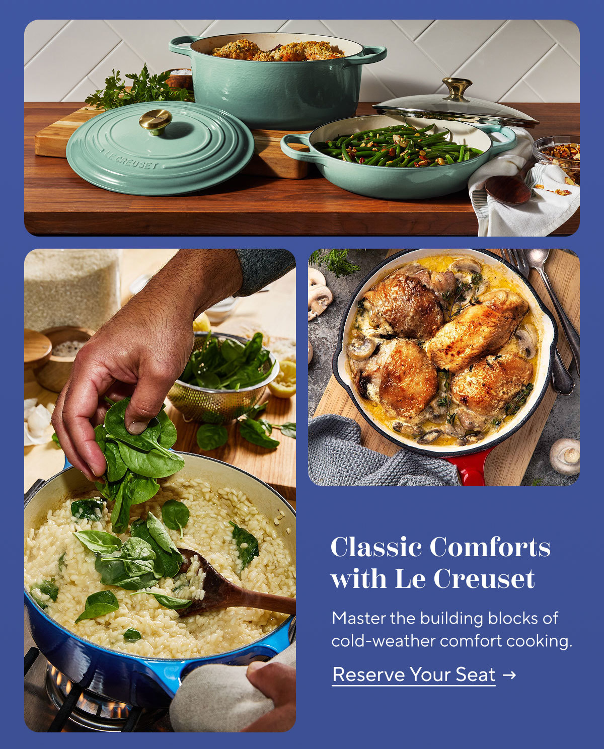 Classic Comforts with Le Creuset