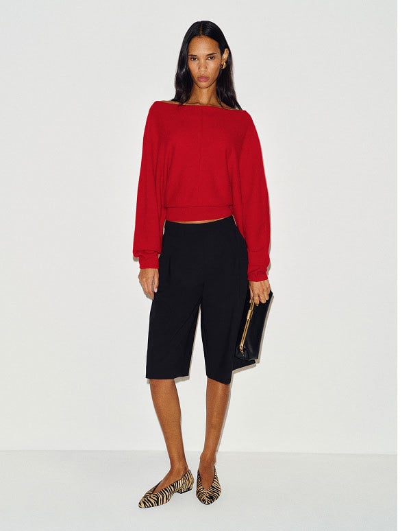 Brianna Cashmere Boatneck Top