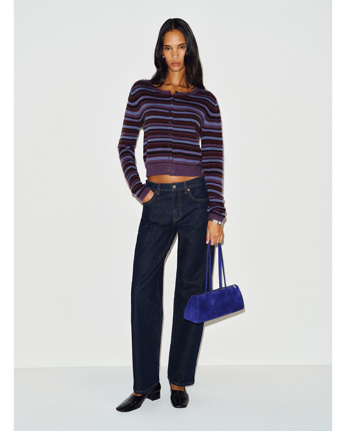 Clara Cashmere Crew Cardigan