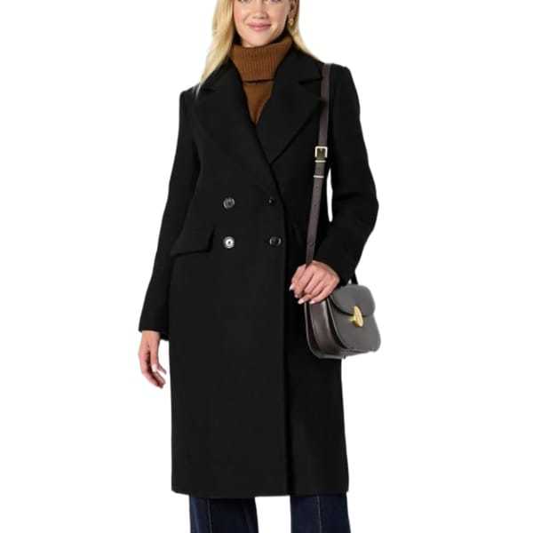 Amazon Wool Blend Longline Coat $20