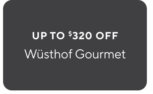Wüsthof Gourmet Fall Sale up to 40%/$320 off 