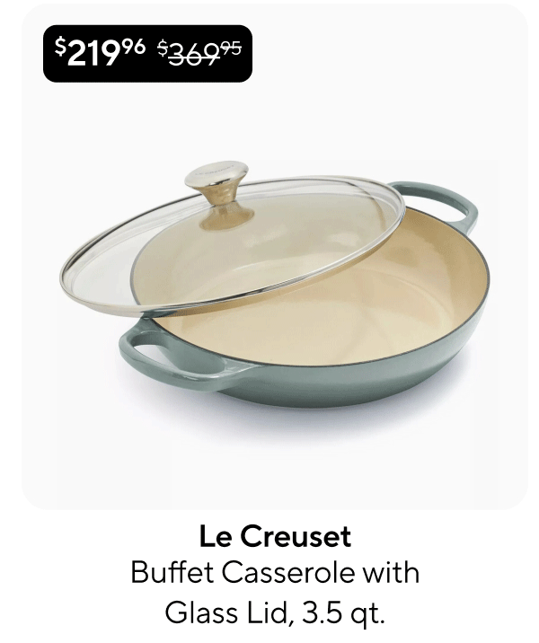 Le Creuset Buffet Casserole with Glass Lid, 3.5 qt.