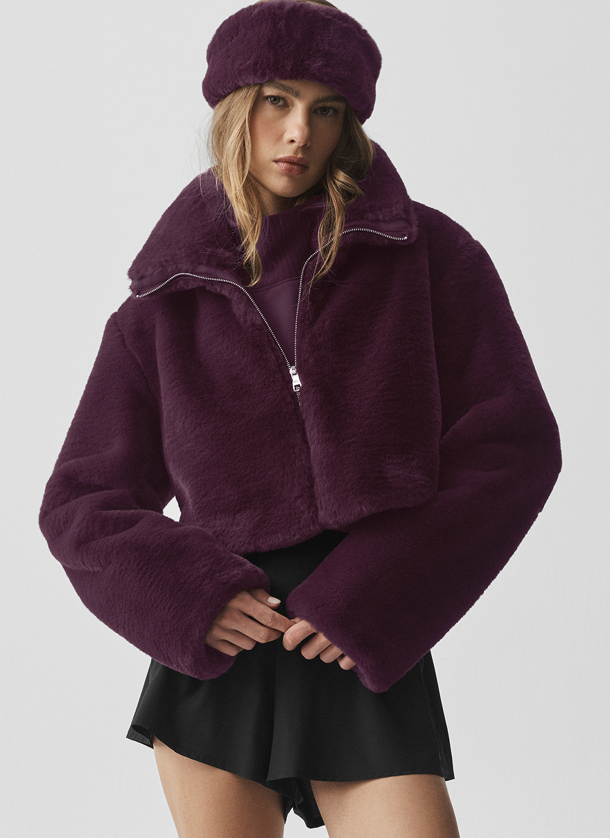 faux fur amore jacket