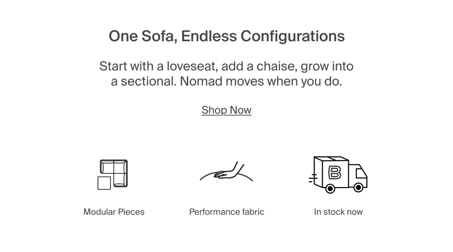 One Sofa, Endless Configurations