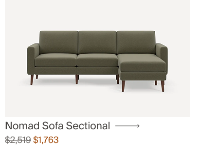 Nomad King Sectional in Sienna