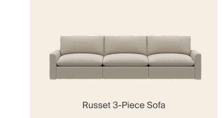 Russet 3-Piece Sofa