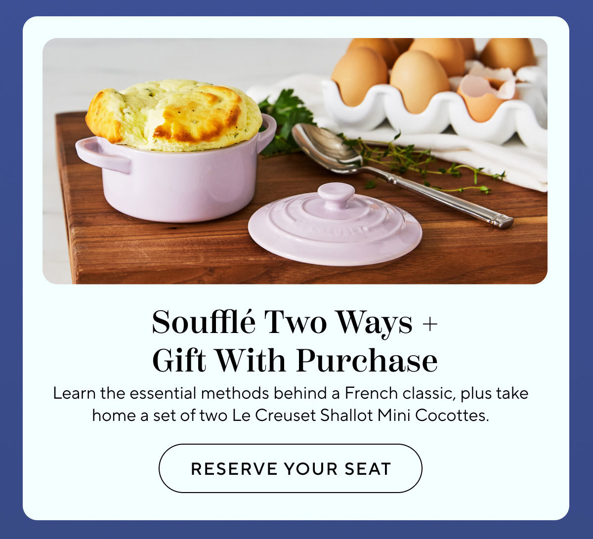 Reserve Your Seat