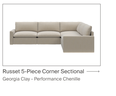 Russet 5-Piece Corner Sectional