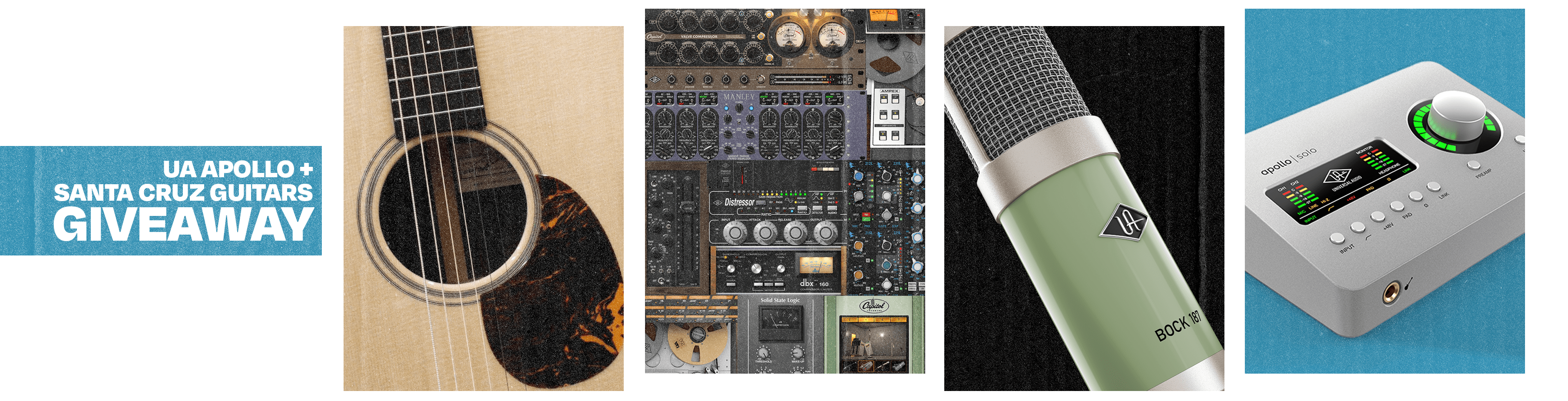 UA Apollo + Santa Cruz Guitars Giveaway