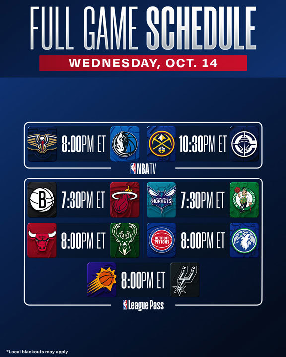 Tonight's Schedule