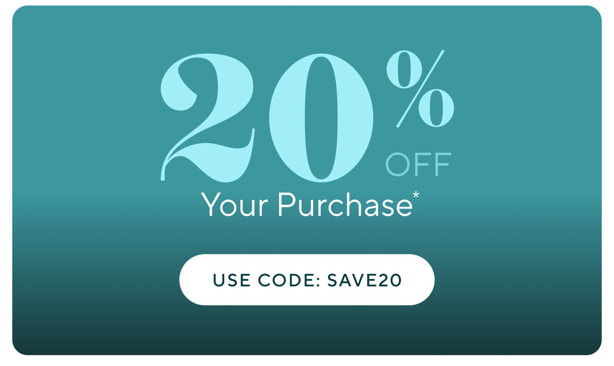 20% off your purchase