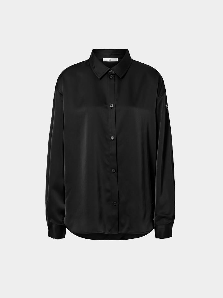Satin Smooth Talker Button Up