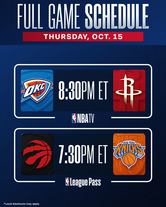 Tonight's Schedule