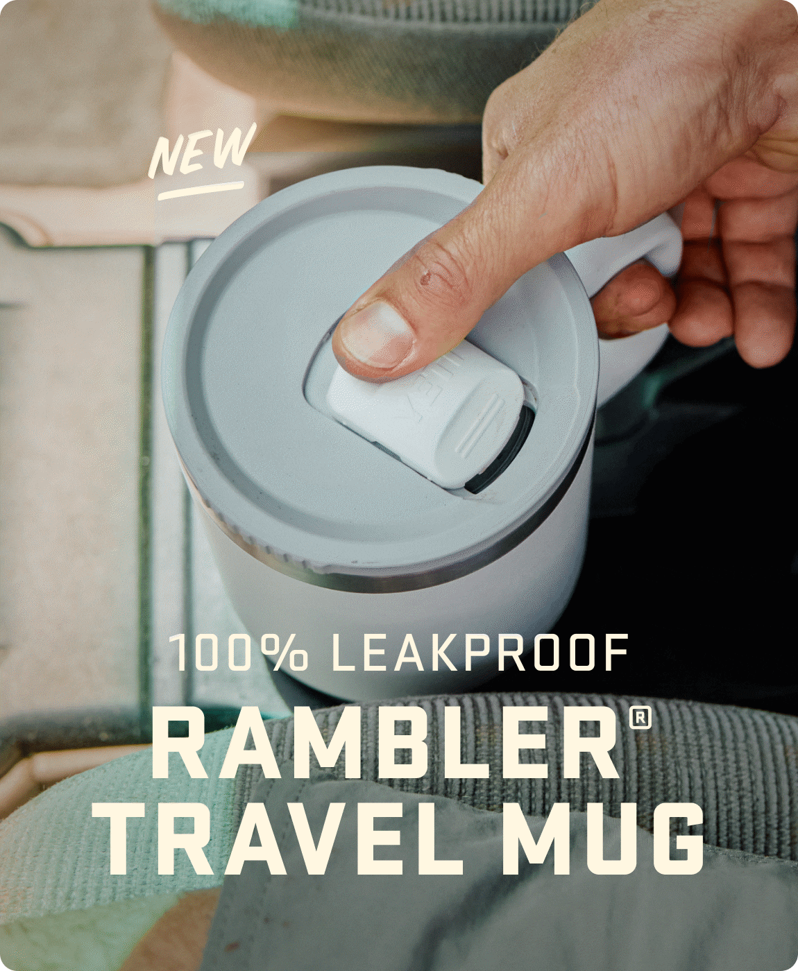 NEW: 100% Leakproof Rambler® Travel Mug