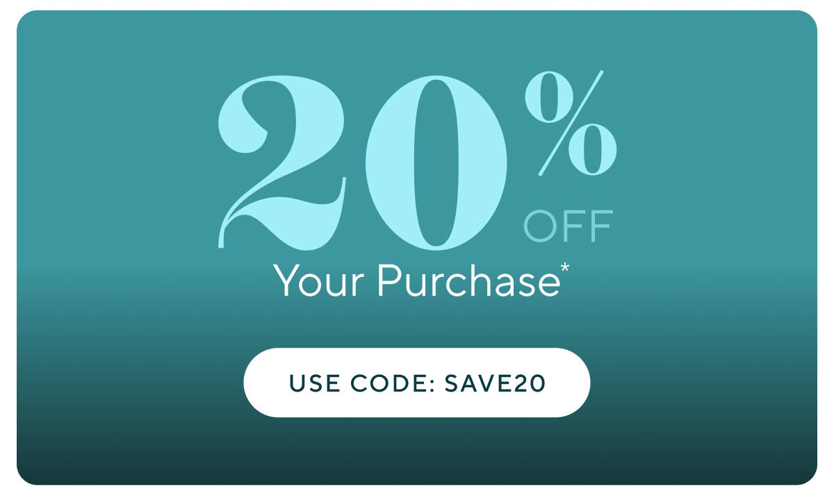 20% off your purchase
