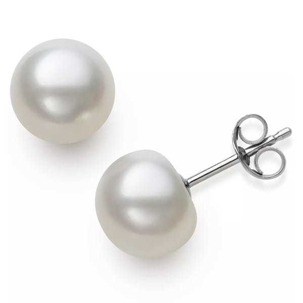 8mm Cultured Pearl Studs $7 in 4 Colors