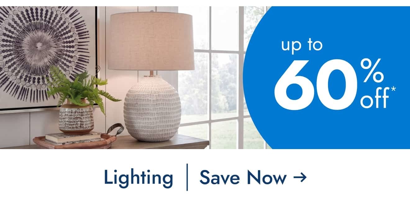 Lighting Up to 60% off*
