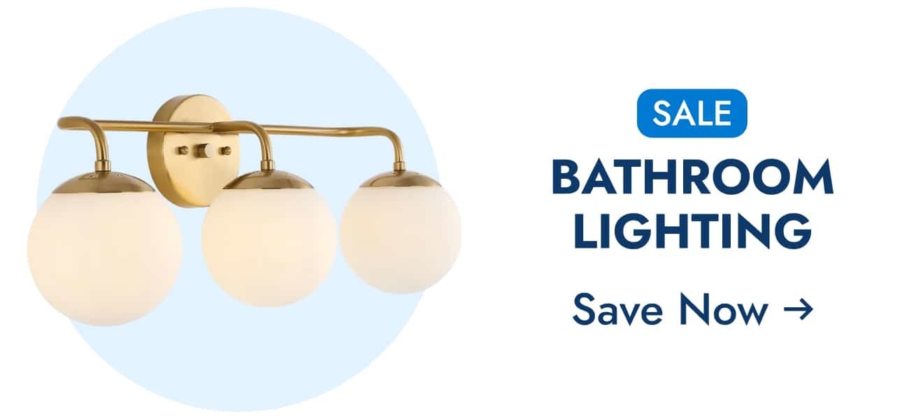 Save on Bathroom Lighting