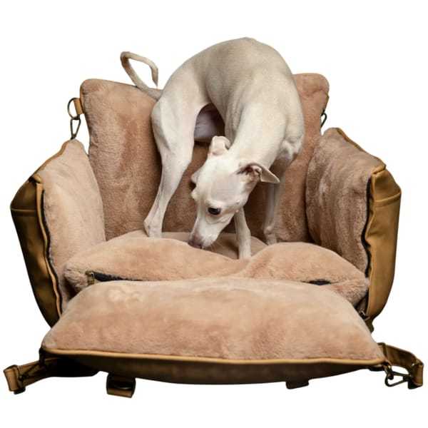 Dog Car Seat Converts to Lounger $30