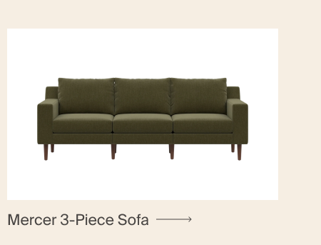 Mercer 3-Piece Sofa