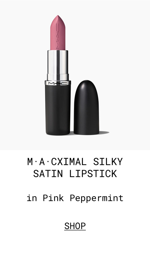 M·A·CXIMAL SILKY SATIN LIPSTICK | in Pink Peppermint | SHOP
