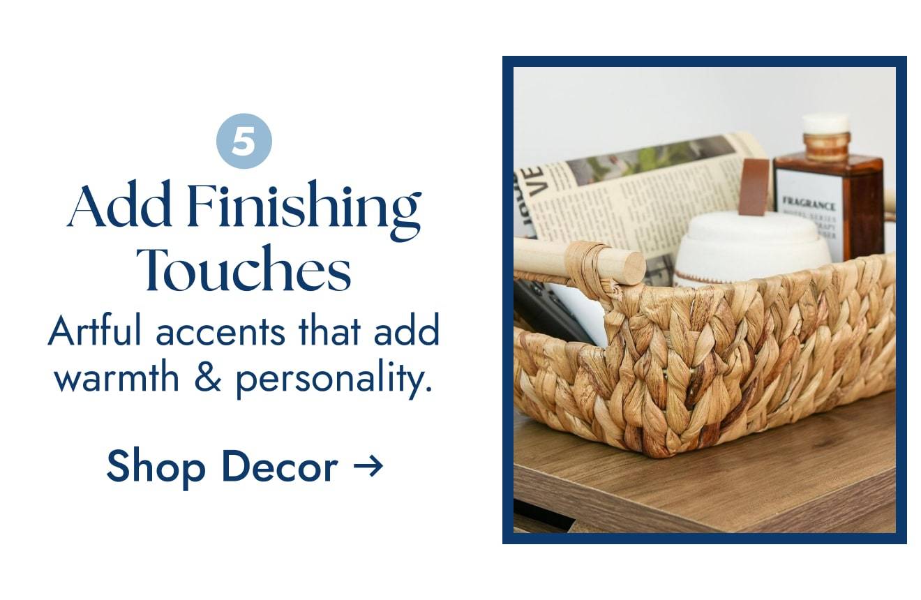 Add Finishing Touches to Any Room