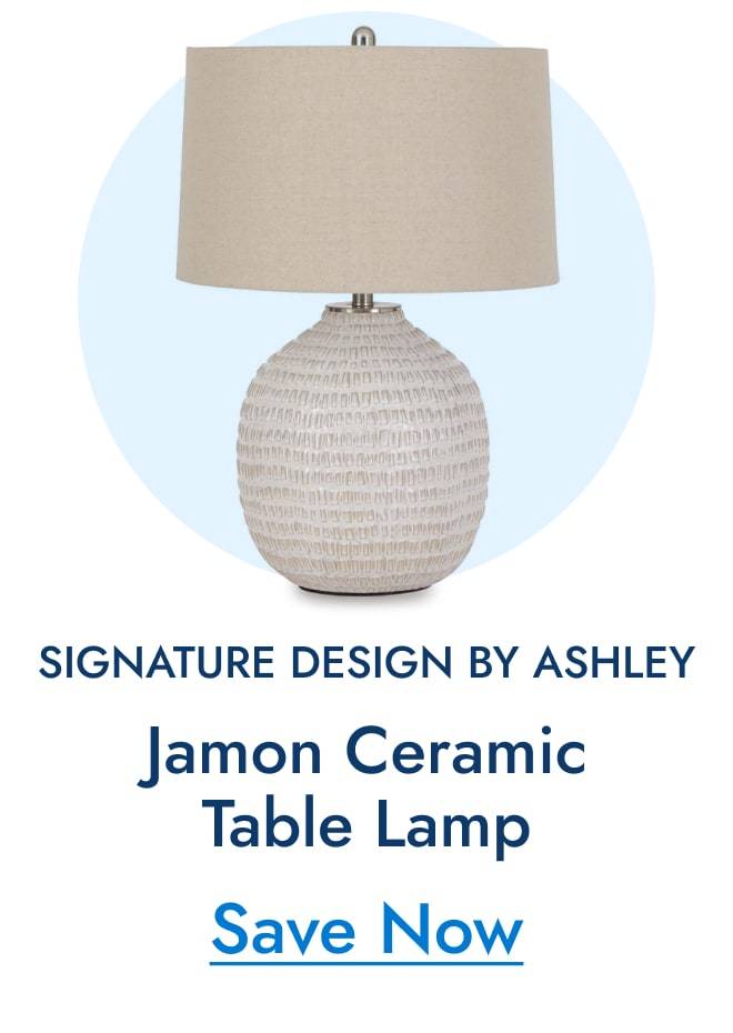 Signature Design by Ashley Jamon Ceramic Table Lamp