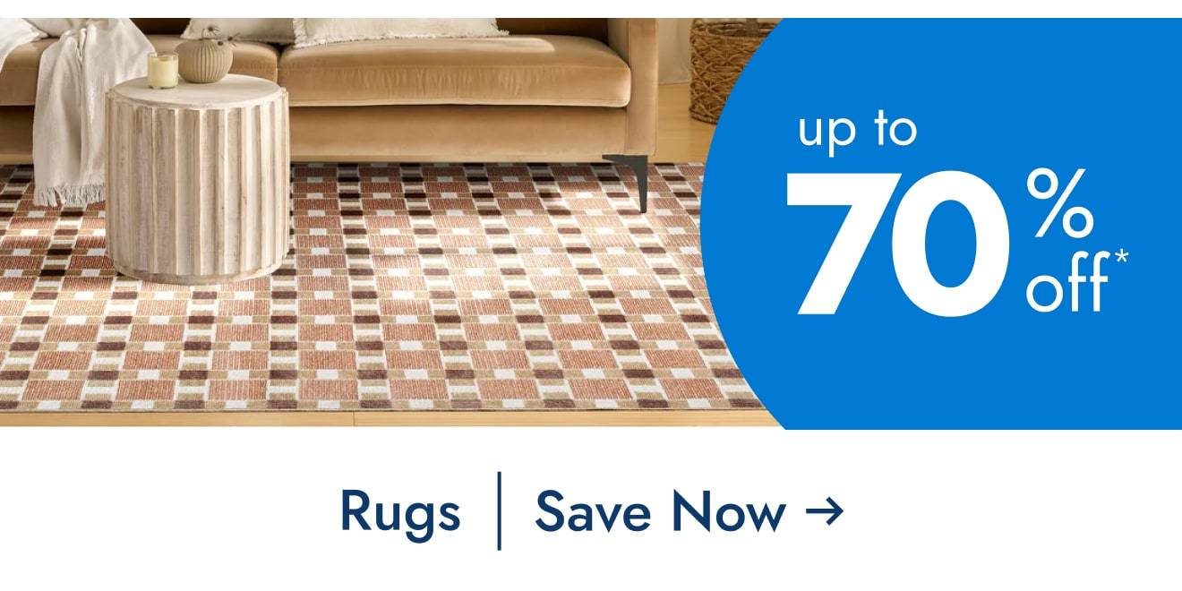 Rugs Up to 70% off*