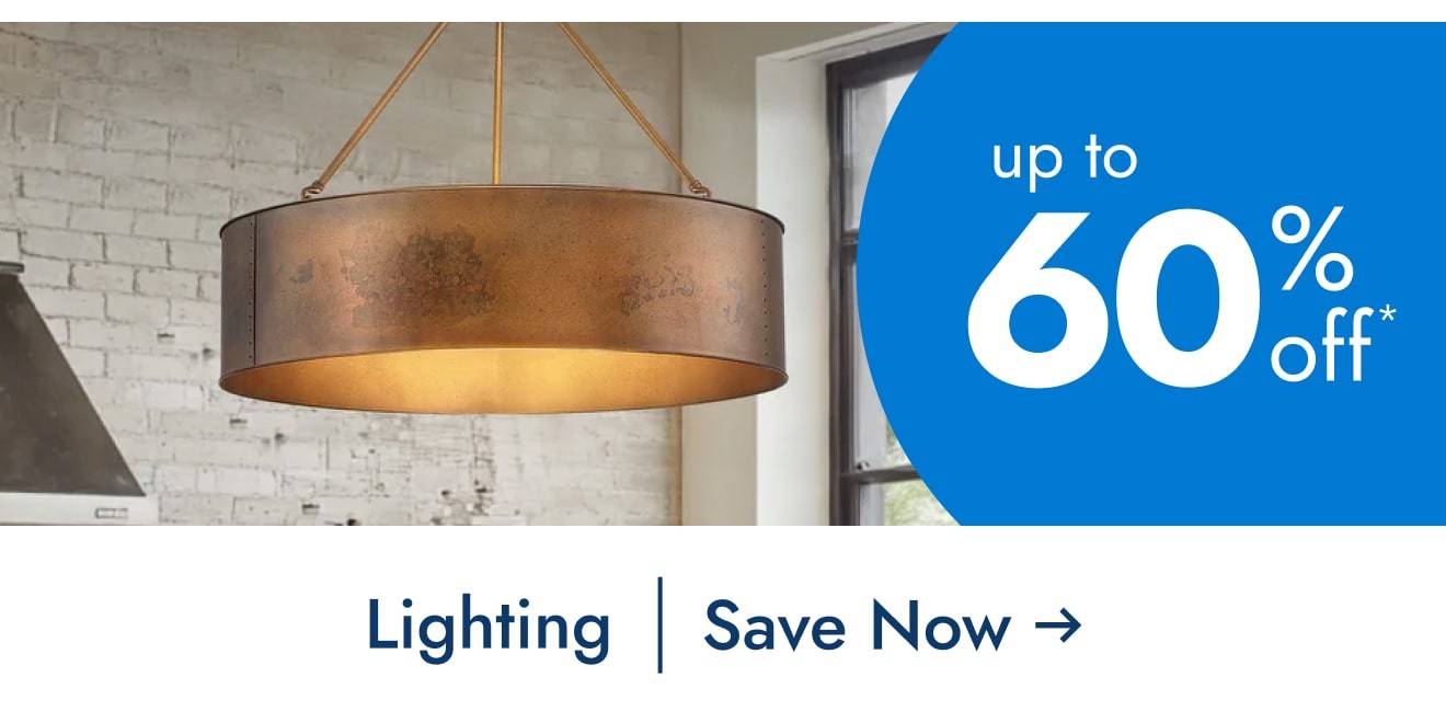 Lighting Up to 60% off*