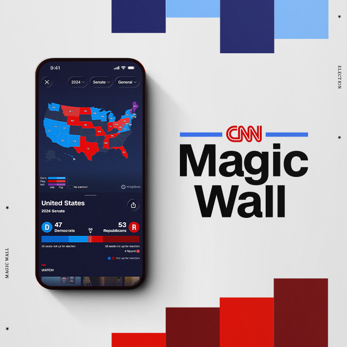 Experience the Magic Wall for yourself with on CNN All Access