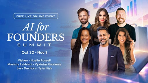 AI for Founders Summit — Oct 30 to Nov 1