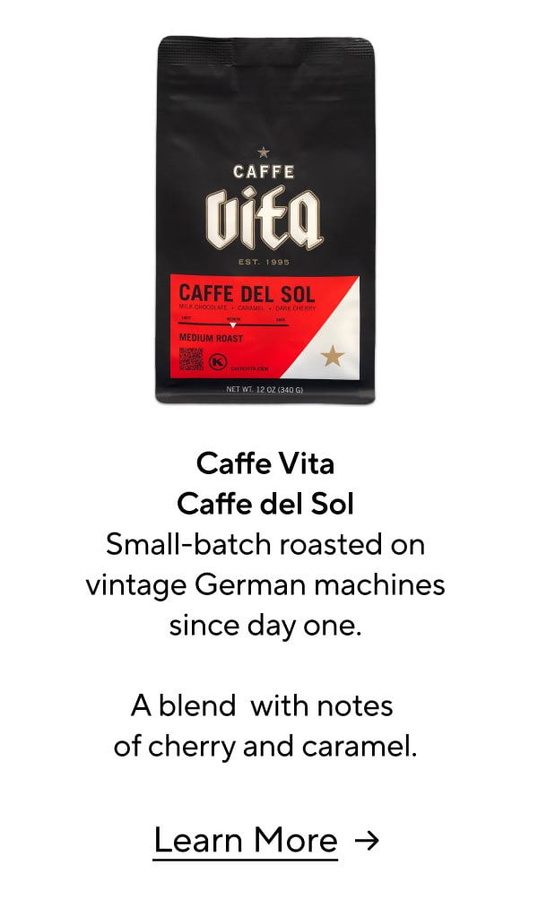 Caffe Vita Caffe Del Sol Medium Roast Espresso