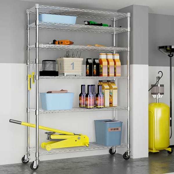 Height-Adjustable Shelving Unit $86