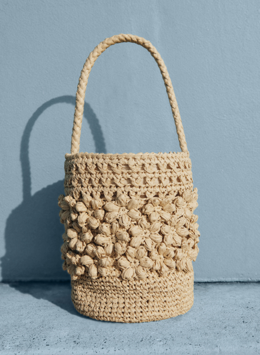 Mini flower basket bag