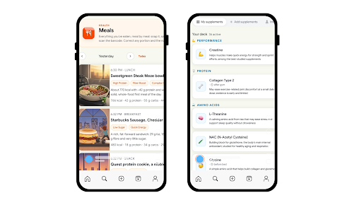 Screenshots of the iOS app built in one hour