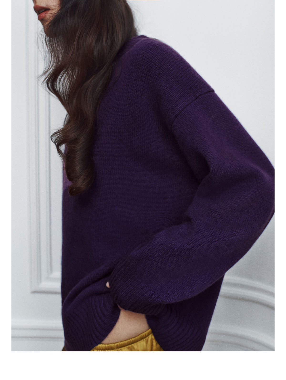 Cove Cashmere Oversized Crew