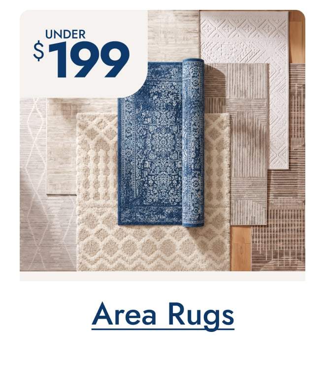Shop Area Rugs under $199