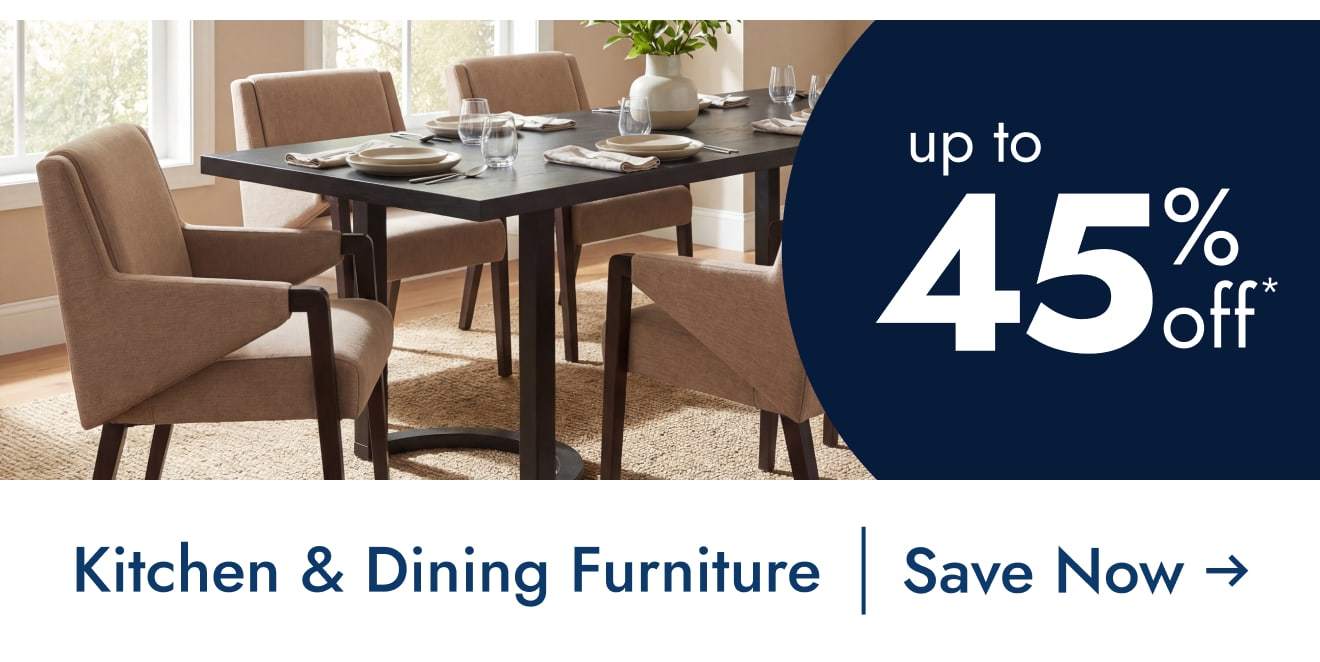 Save on Kitchen & Dining Furniture up to 45% off