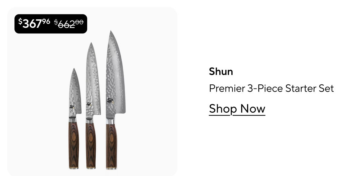 Shun Premier 3-Piece Starter Set