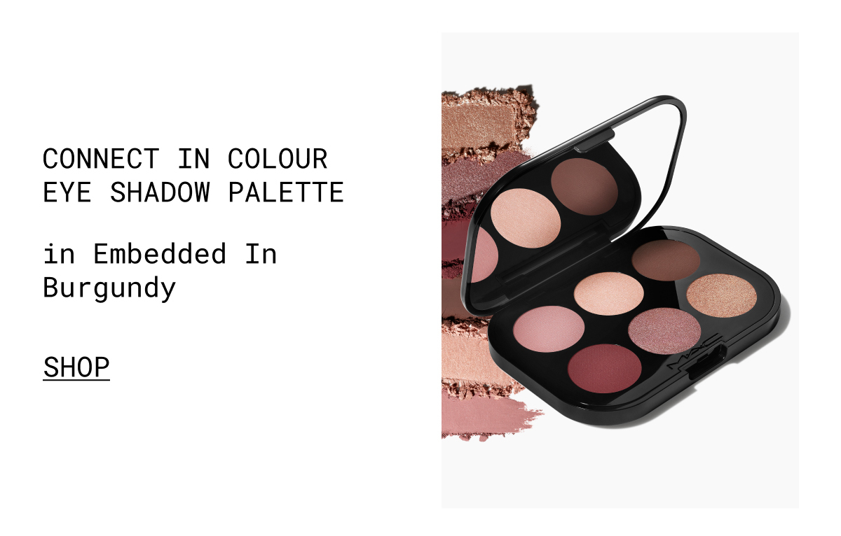 CONNECT IN COLOUR EYE SHADOW PALETTE | in Embedded In Burgundy | SHOP