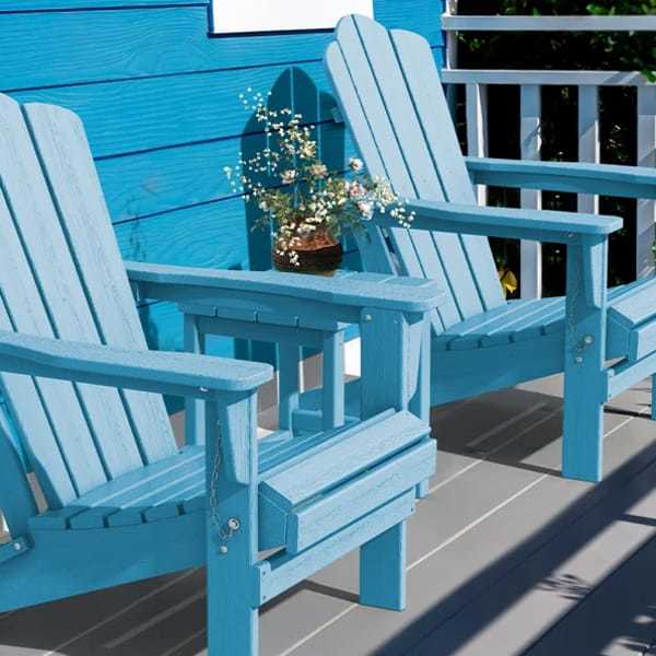 2pc Foldable Adirondack Chair Set $132