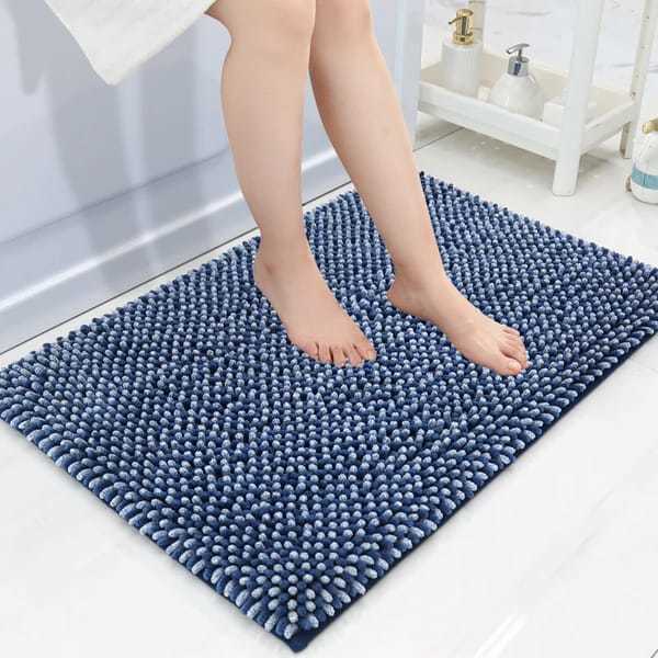 Chenille Non-Slip Bathroom Rug $8 Shipped