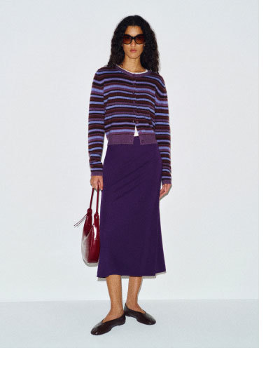 Clara Cashmere Crew Cardigan