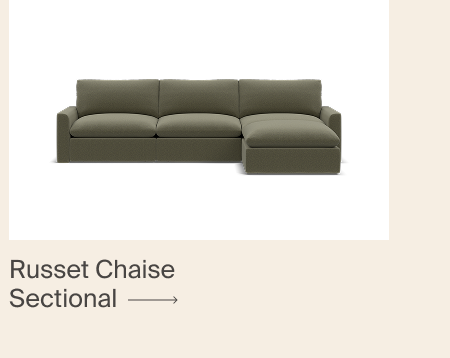 Russet Chaise Sectional
